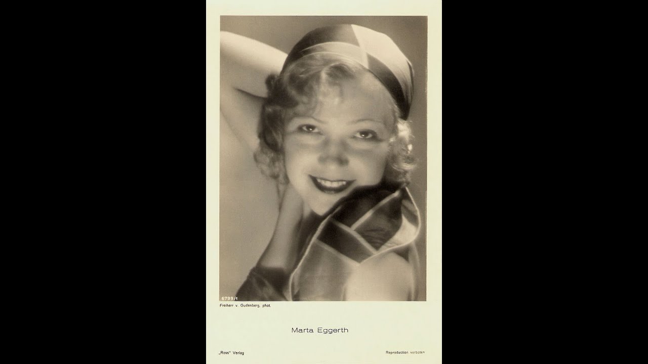 Marta Eggerth singt “Csak egy kislány van a világon” (Nur ein Mädel …) von Paul Abraham