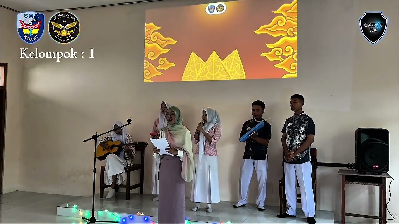 Musikalisasi Puisi - X-4 - SMA Negeri 2 Ngawi Taruna Indonesia
