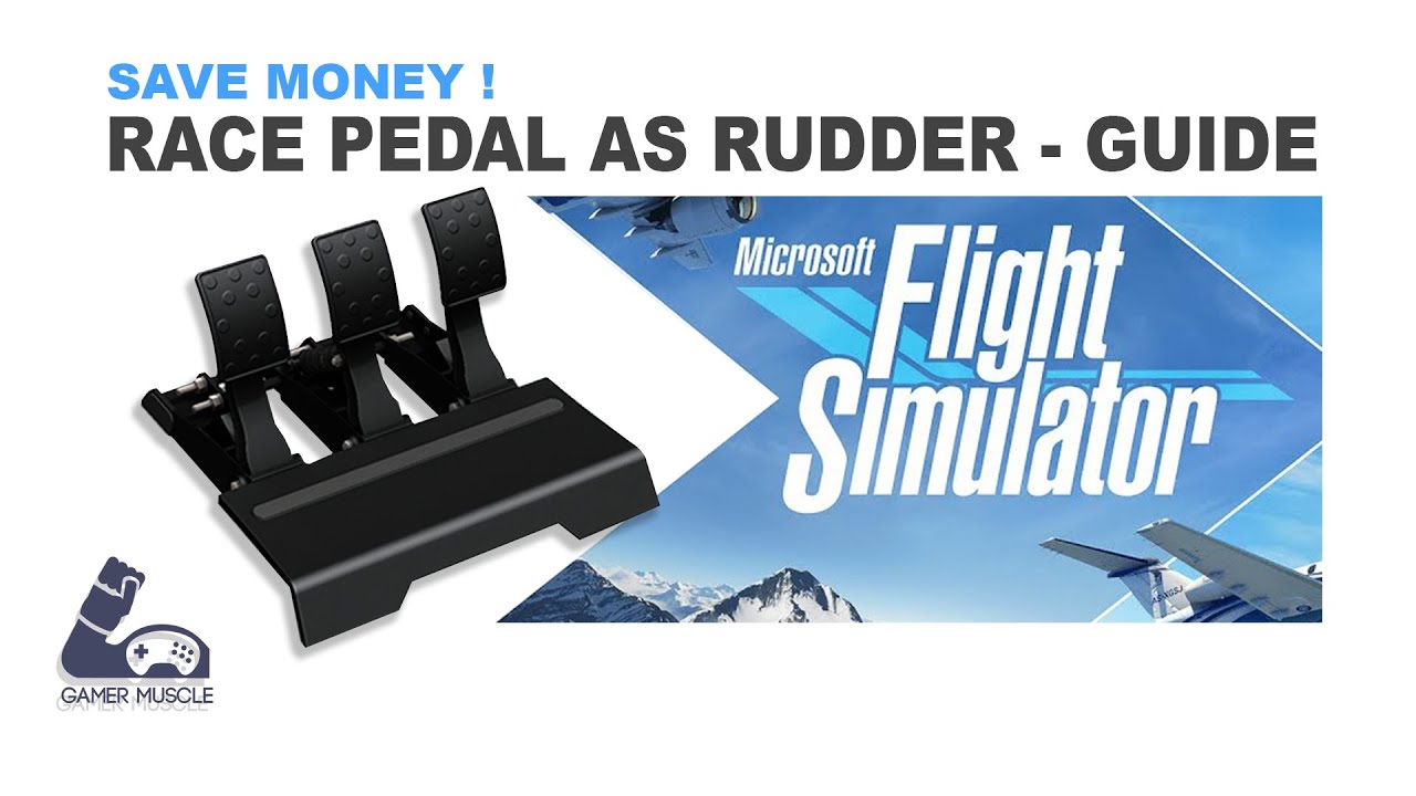 How To Use Your Racing Sim Pedals As Rudder Pedals In Microsoft Flight Simulator -  Guide