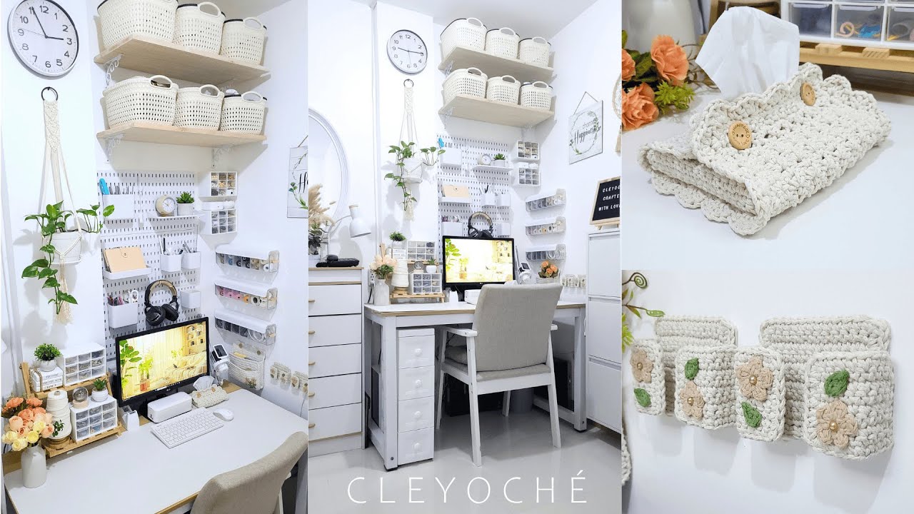 Small Craft Room Organization Ideas & Budget Organizers | Crochet Studio Tour