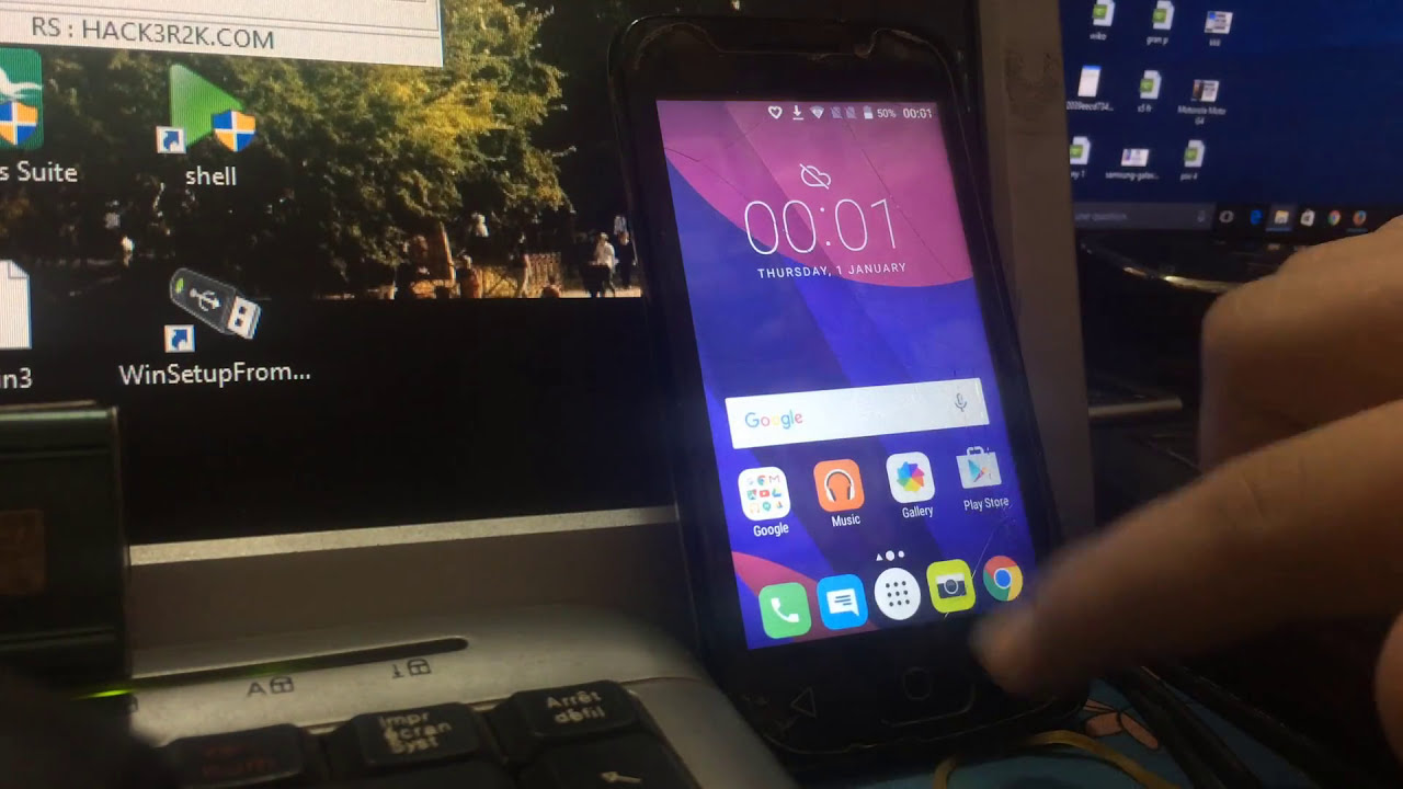 Bypass Google Account Alcatel Pixi 4  4034A, 4034G, 4034X, 4034M Remove FRP furious gold