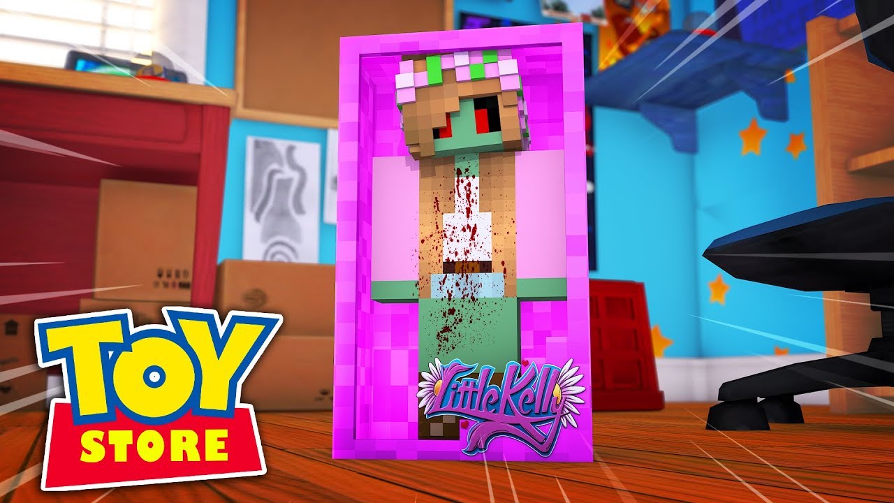 LITTLE KELLY TURNS INTO A ZOMBIE DOLL! Minecraft Toystore