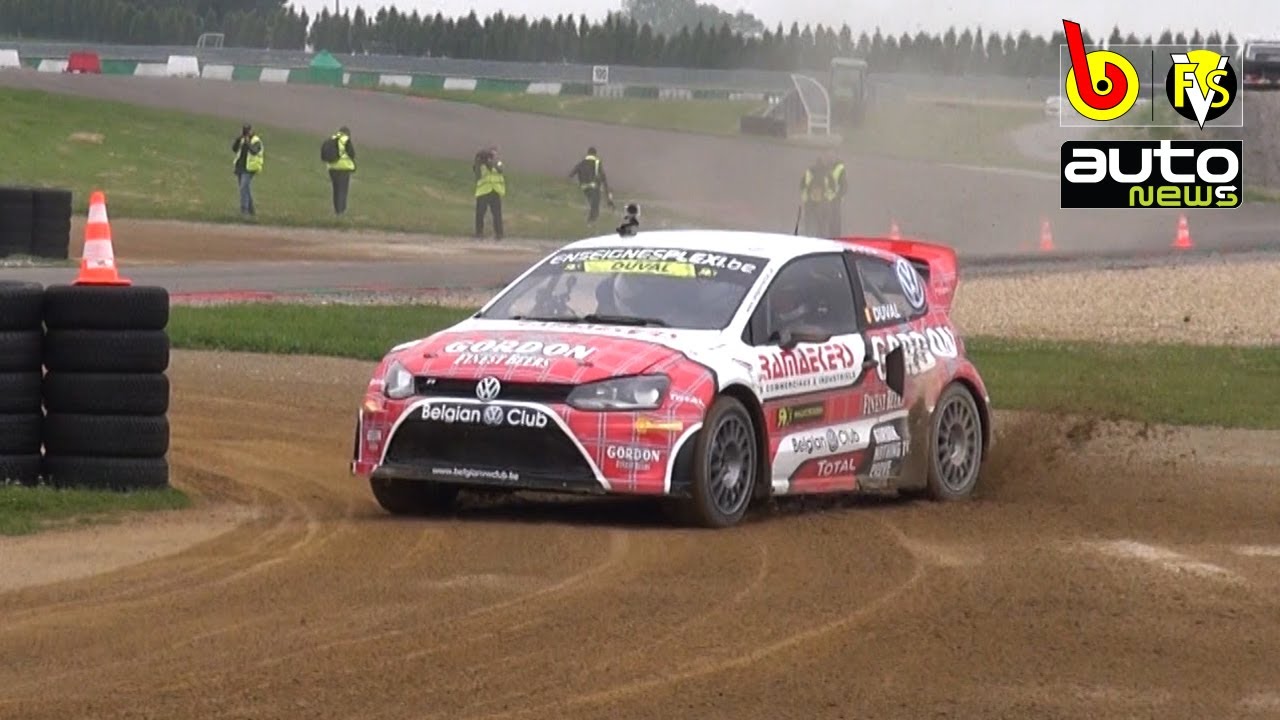 RX Mettet - Media Day 2014 + on board DUVAL/VW Polo [HD] by b-rally.be & FSV
