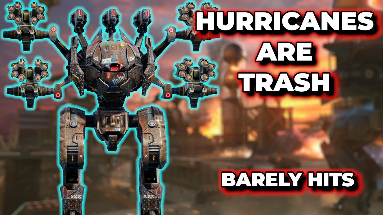 WR - New Hurricanes Weapon Are Worse Than Hydras... It Sucks | War Robots