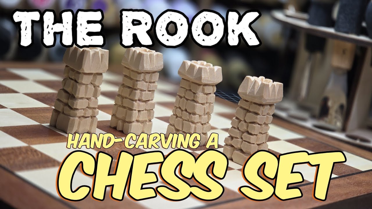 Carving a Fantasy Chess Set -- The Rook
