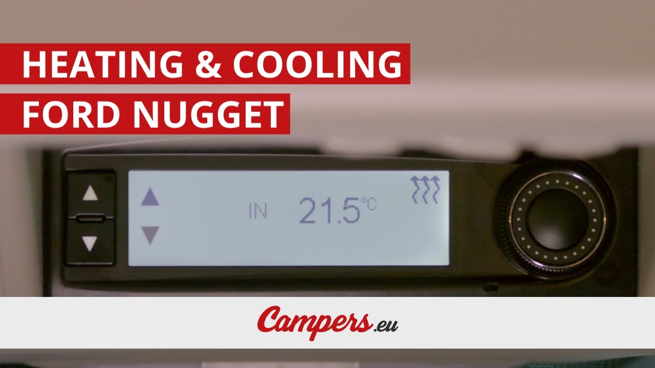 FORD NUGGET Heating & Cooking - Basic Instructions