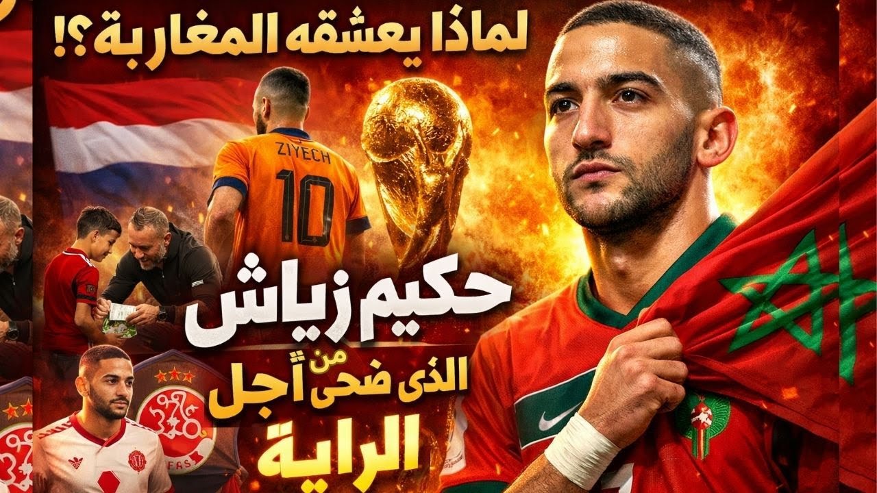 لماذا يعشقه المغاربة؟ حكيم زياش الساحر الذي ضحى بكل شيء من أجل الراية 🇲🇦