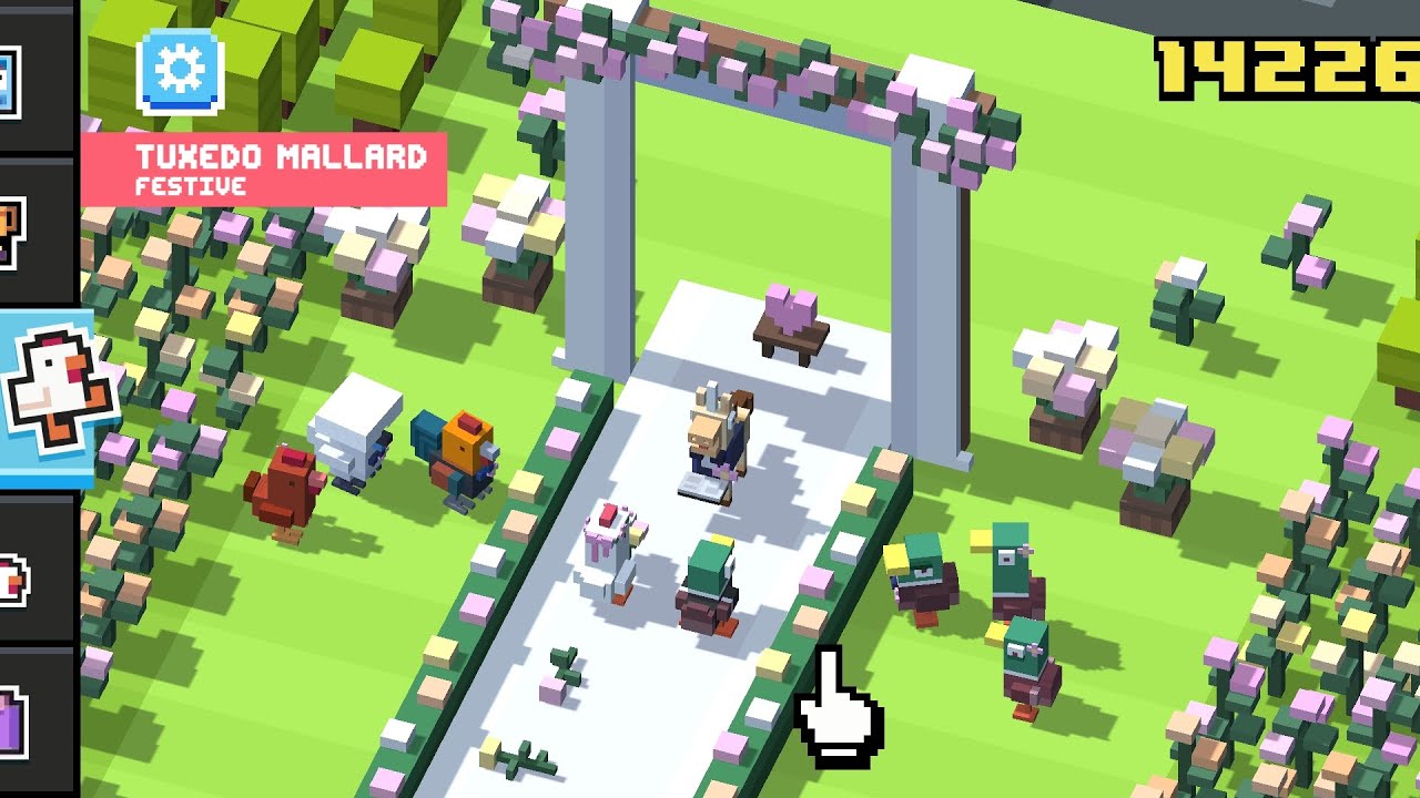 Crossy Road - Tuxedo Mallard - Score 1809 - Happy Valentine's Day! 😊💘 