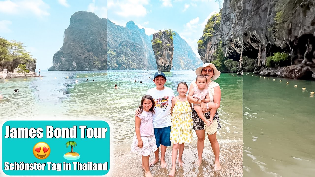 James Bond Island 😍 Schwimmendes Dorf, Affen füttern & Mangroven Fahrt! Schönster Tag in Thailand!