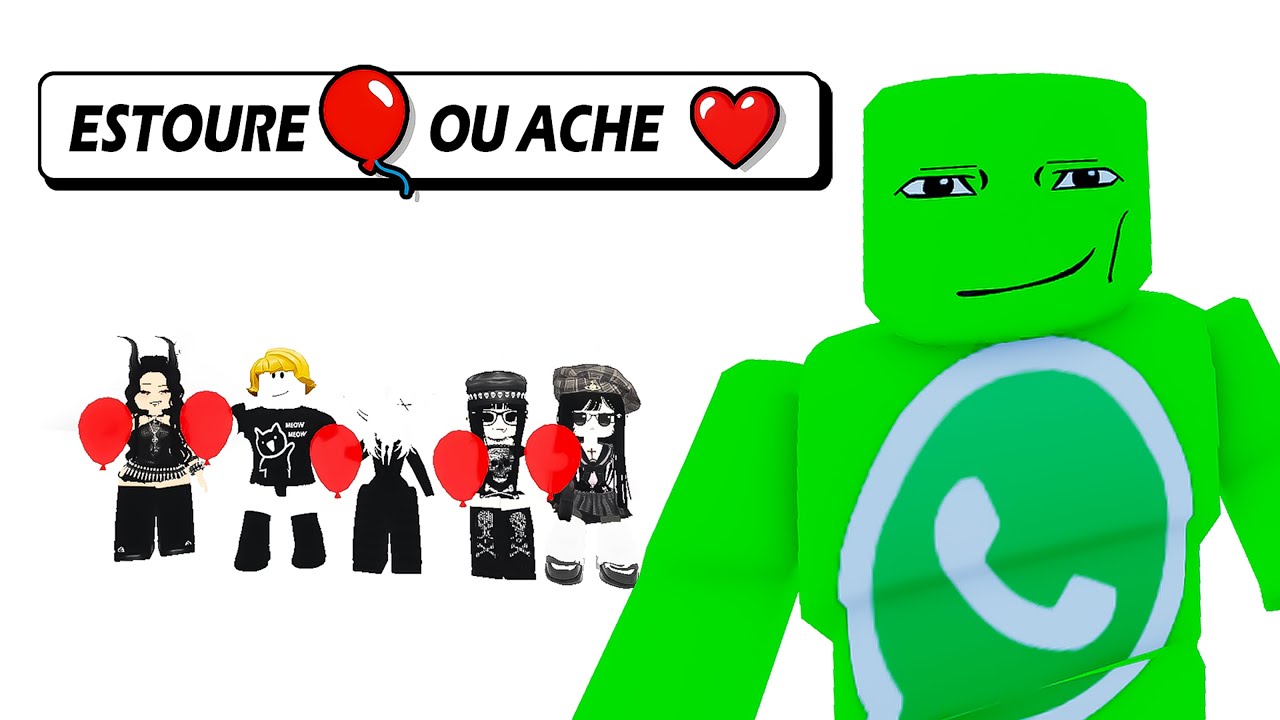 ESTOURE O BALÃO OU ENCONTRE O SEU AMOR NO ROBLOX ❤️ EP.01