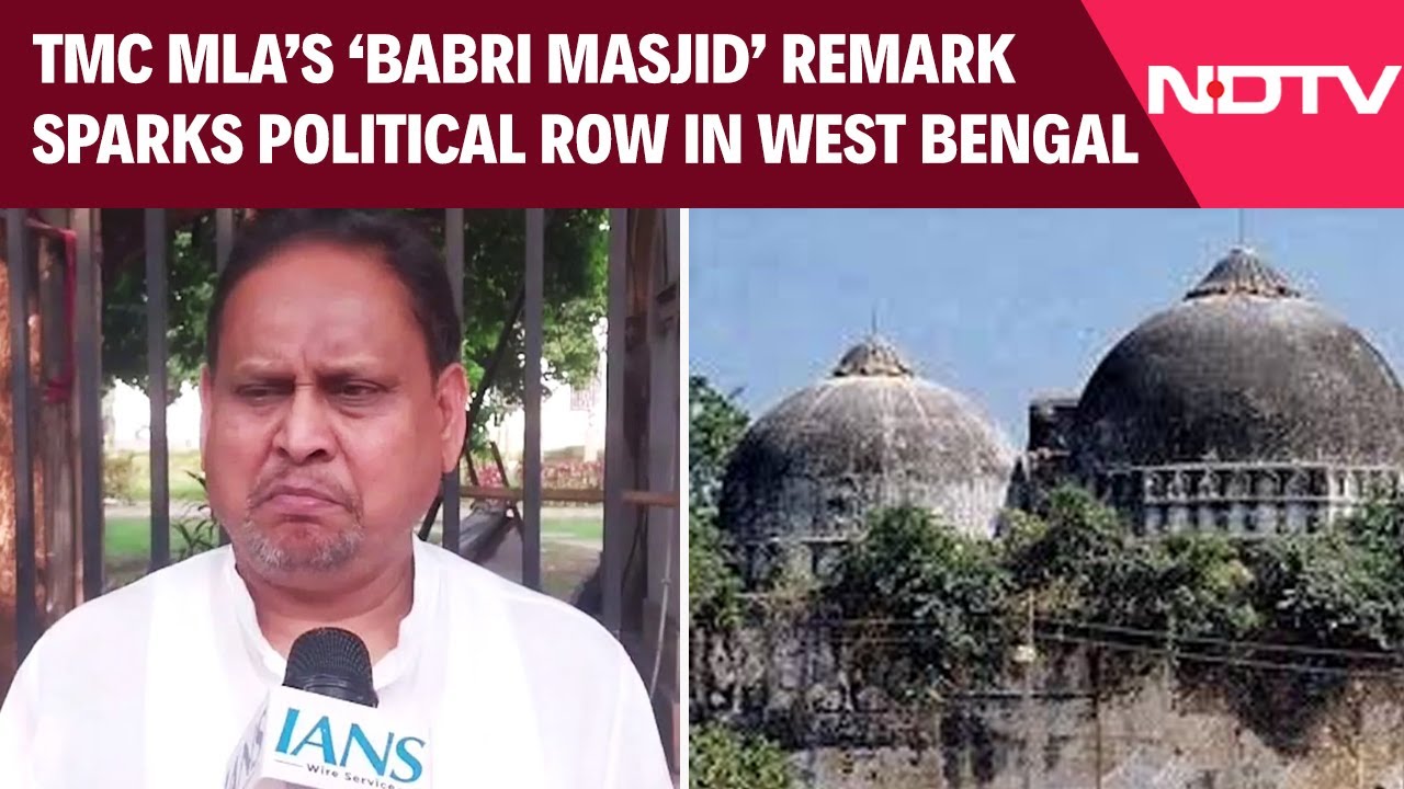 West Bengal News | Political Row In West Bengal Over 'Babri Masjid' Remark By Trinamool Congress MLA