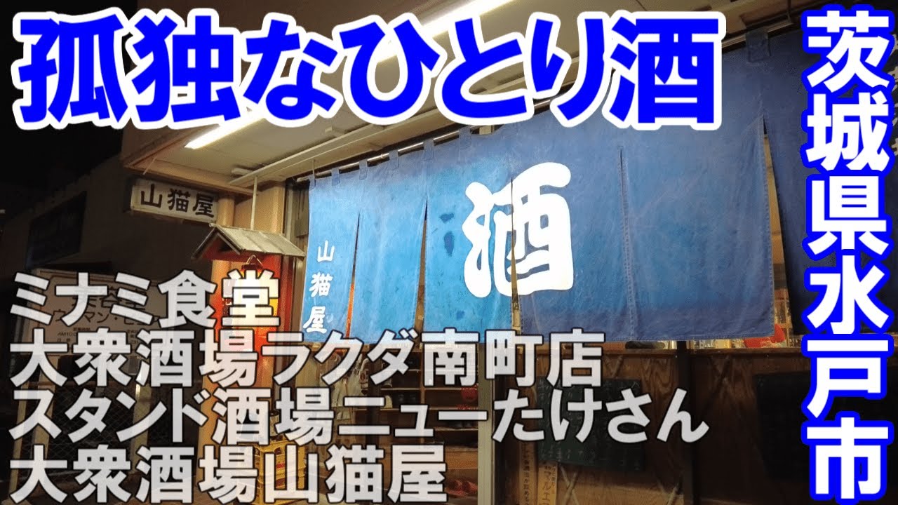 TDSL189  茨城県水戸市 昭和21年創業の老舗「ミナミ食堂」のワンタンメンと孤独なひとり酒  The diary of solitary life 189@City Mito