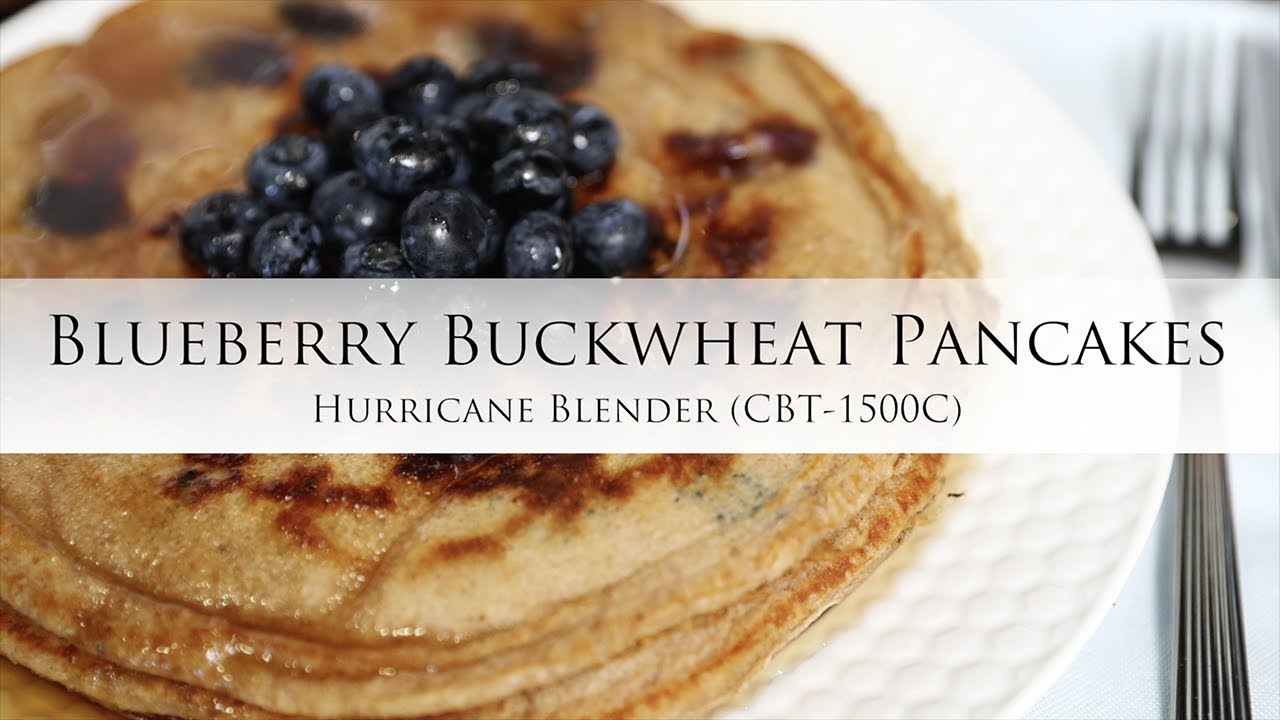 Cuisinart Hurricane Blender Blueberry Buckwheat Pancakes with Chef Jonathan Collins