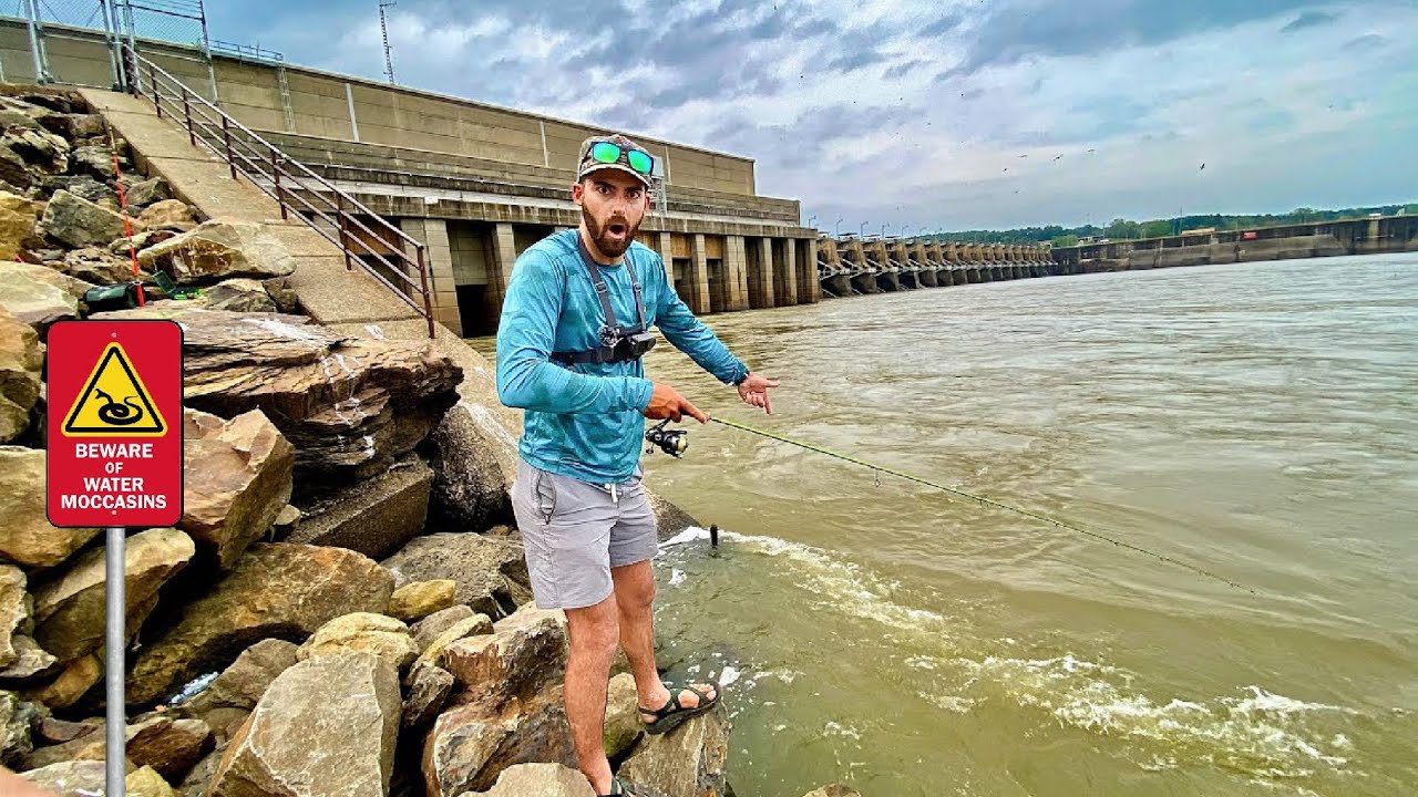 DANGEROUS SPILLWAY was LOADED and a *RARE* MONSTER Showed Up.... (Huge)