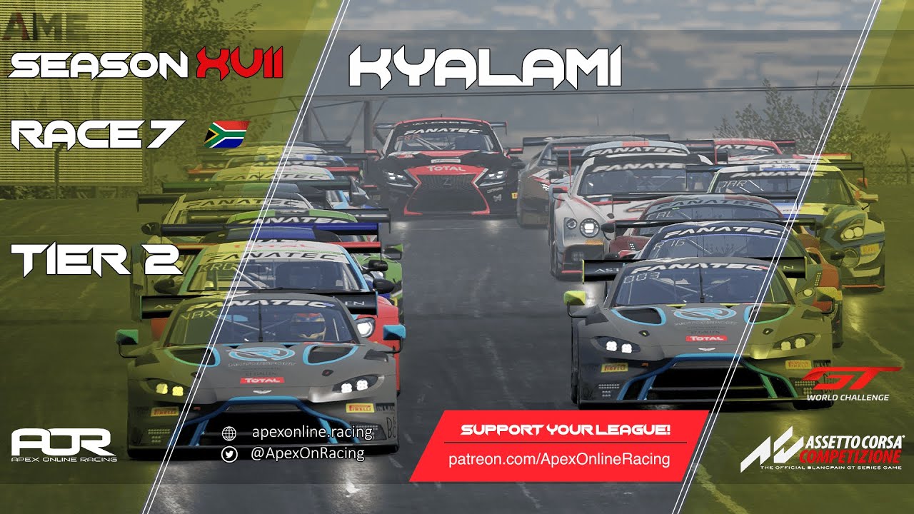 Assetto Corsa Competizione | Season XVII | Race 7 | Tier 2 | PC | Kyalami
