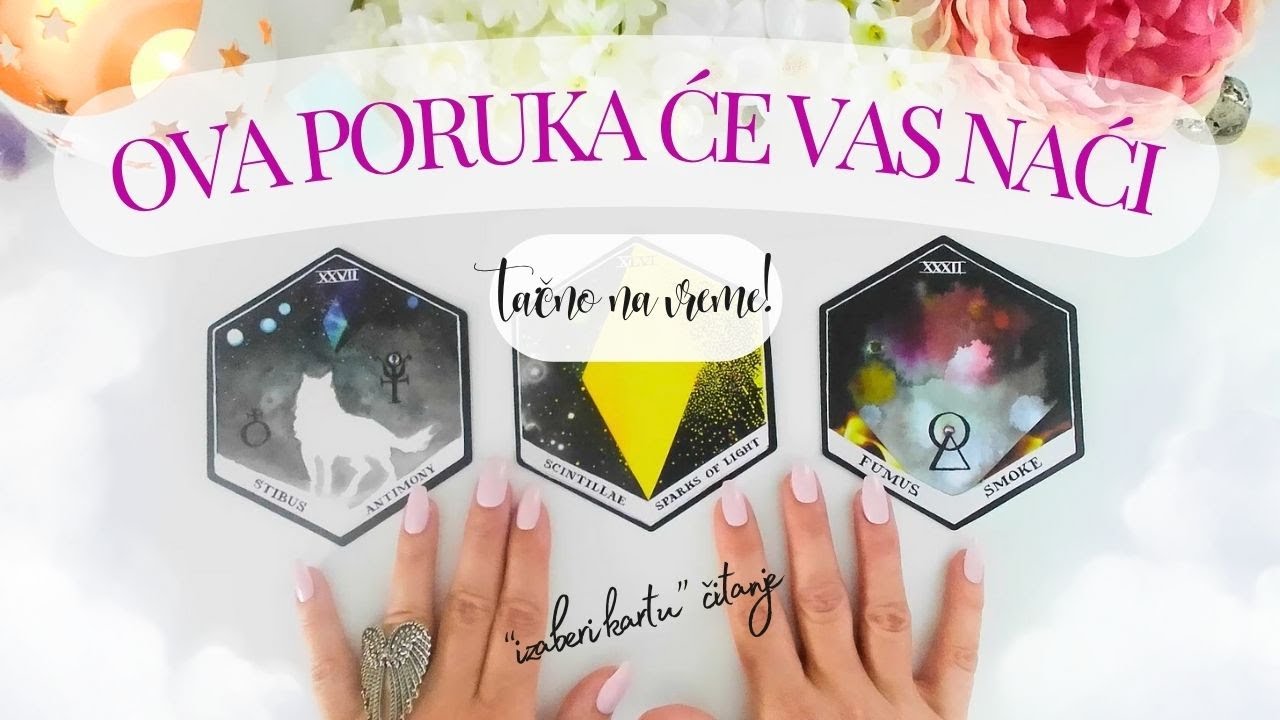 🌠NIJE SLUČAJNOST što vidite ovo tarot čitanje!🤍✨