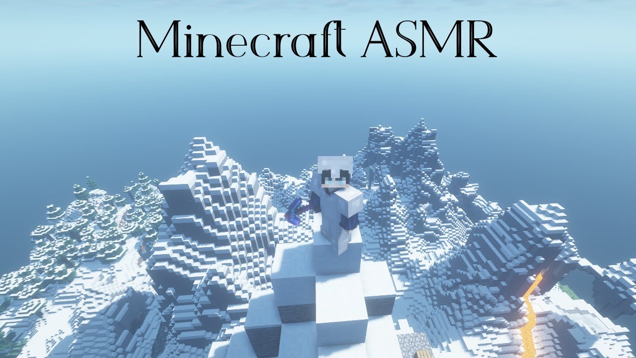 ASMR Minecraft Gaming - Relaxing Mouse and Keyboard Sounds With Whispering, Survival Server