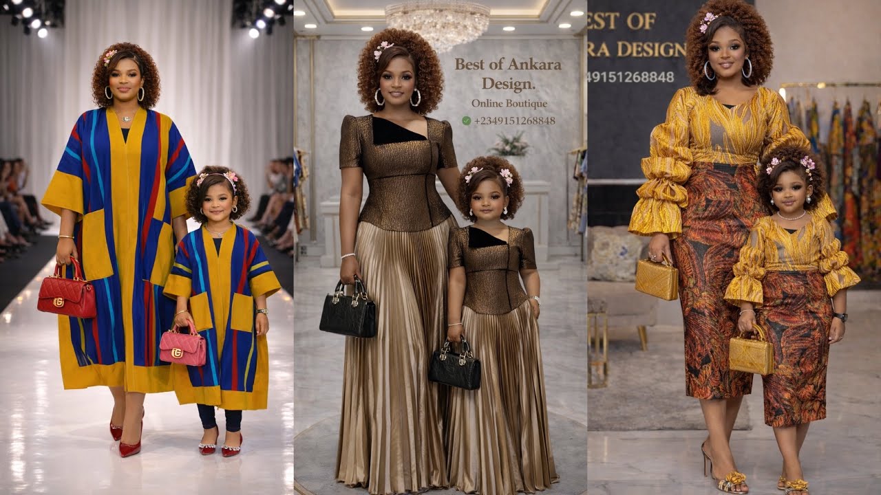 Stunning Ankara Designs for Mother and Daughter | Latest Matching African Fashion Styles 2026