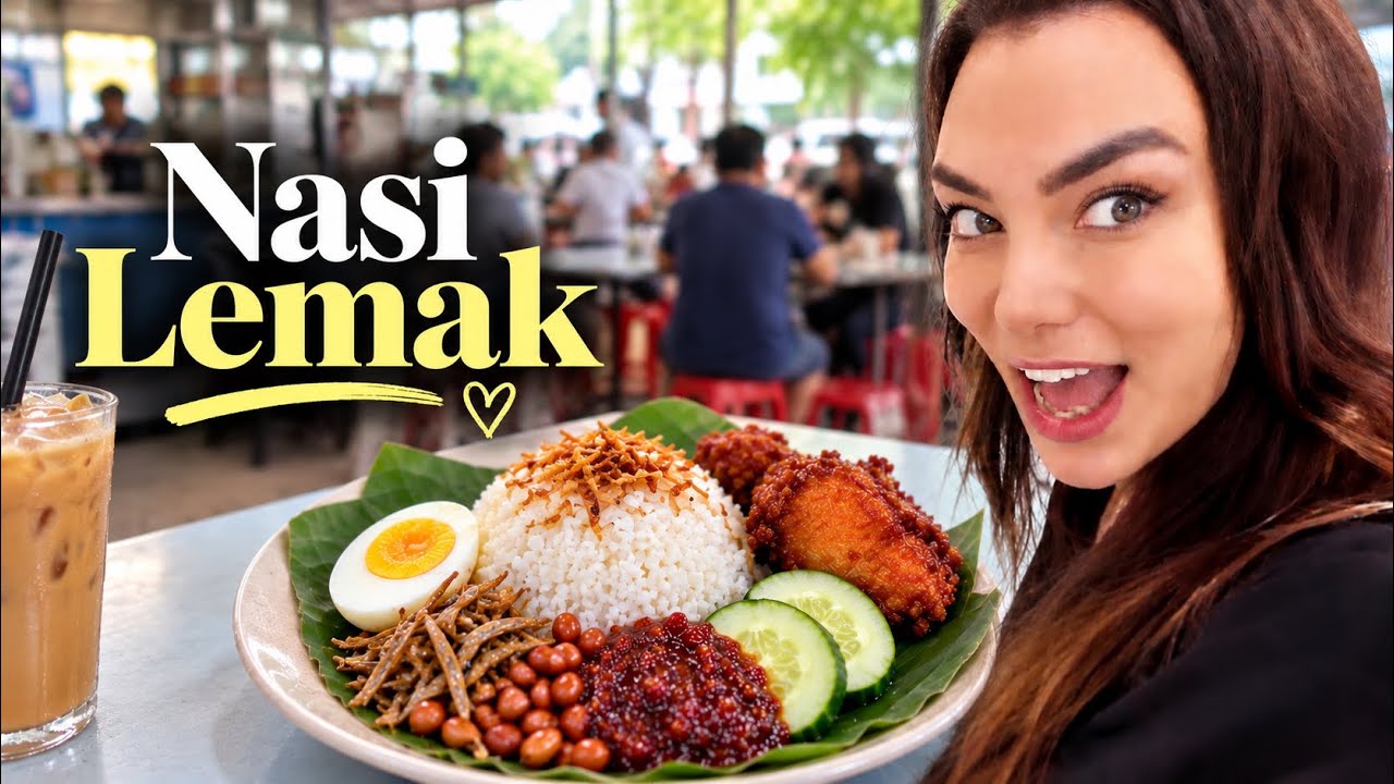 Canadian tries Malaysia’s National dish at a local hotspot 🇲🇾 | Nasi Lemak