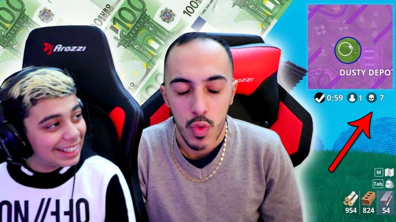 1 KILL SUR FORTNITE = 100€ POUR MOMO .. CE GAMIN EST UN GÉNIE INCOMPRIS ...
