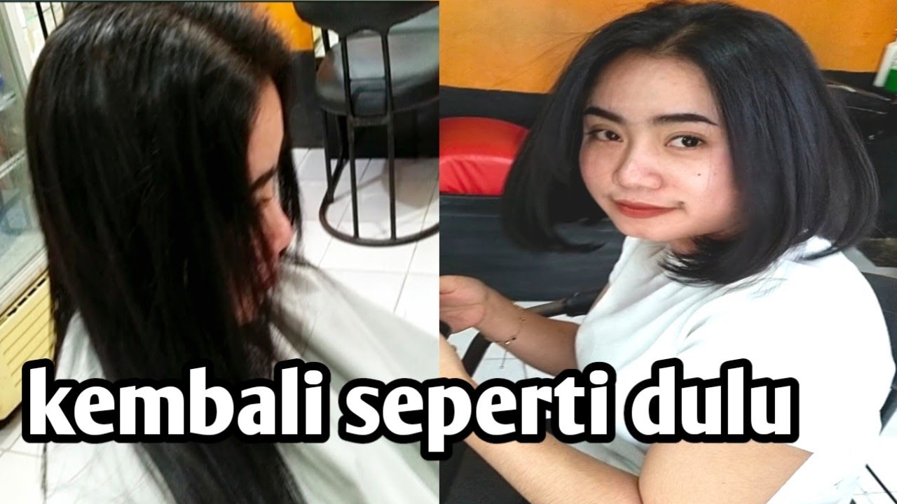 rambut yang sudah panjang cewek ini lebih memilih model rambut yang  seperti dulu