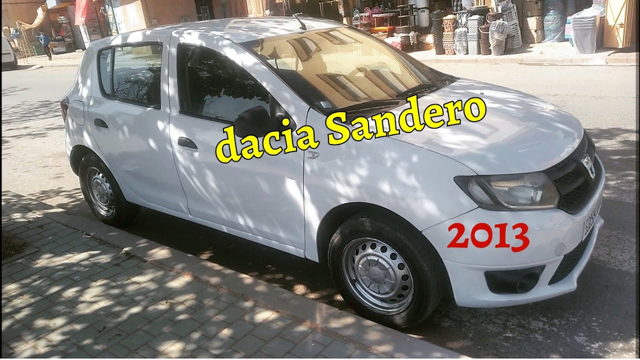 💥سيارة للبيع Dacia Sandero موديل 2013 مزالة مليحة/داسيا سنديرو
