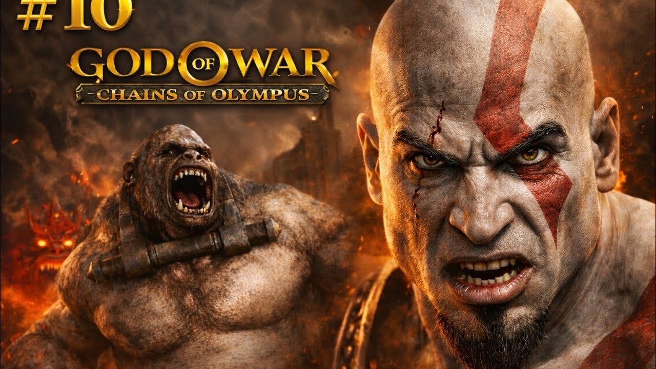 [Three Giant Monster vs kratos] ( God of War Chains of Olympus (#10) kratos searching Helios
