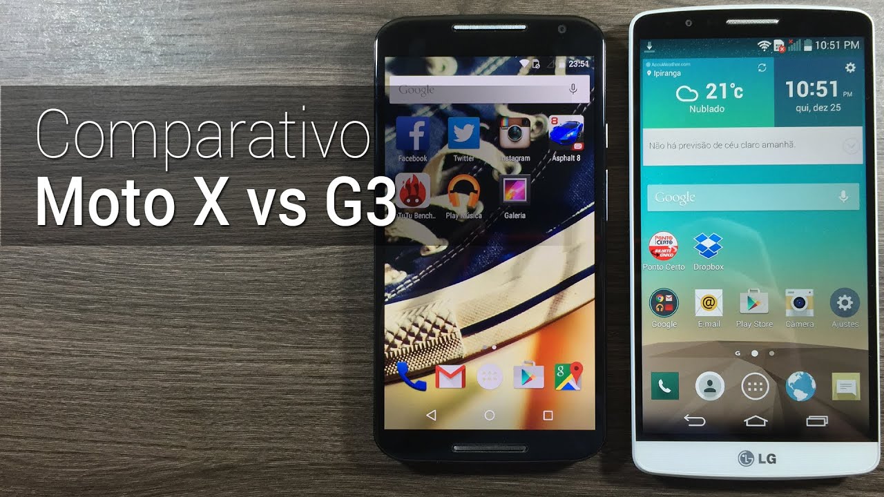 Comparativo: Moto X vs G3 | Tudocelular.com