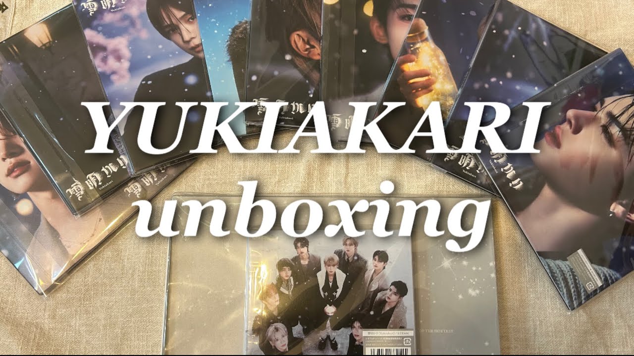 [unboxing]&TEAM 四季シリーズ最終章「雪明かり」全形態開封❄️