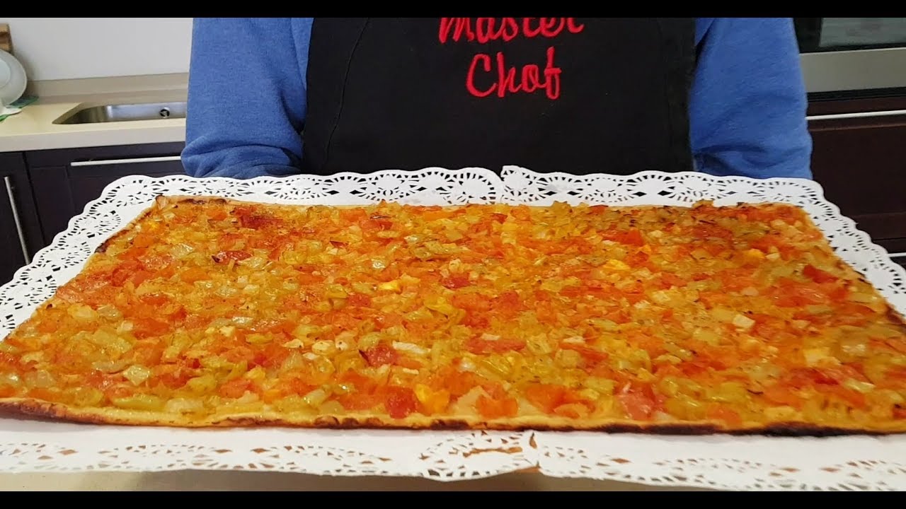 Coca de Trampó o Coca de Verduras.  Recetas Mallorquinas, coca de Trempó  by Master Choof