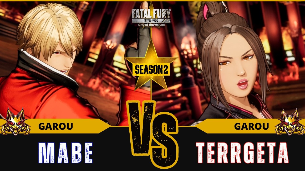 FF:CotW 🐺 MABE (Rock Howard) vs TERRGETA (Mai Shiranui)⭐Replay Match - FATAL FURY: CotW - 2/26