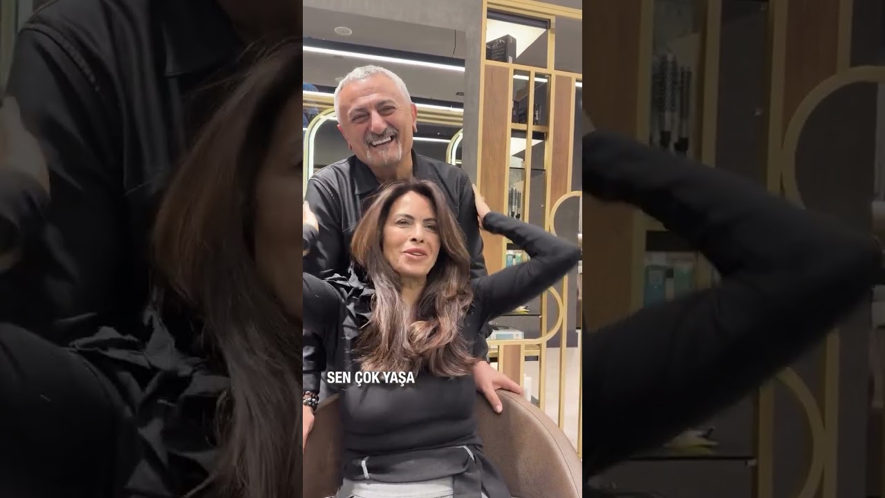 Nursel Köse saç değişimi ve Sabit Akkaya imzalı doğal saç tasarımı Sabit Akkaya Hairstylist