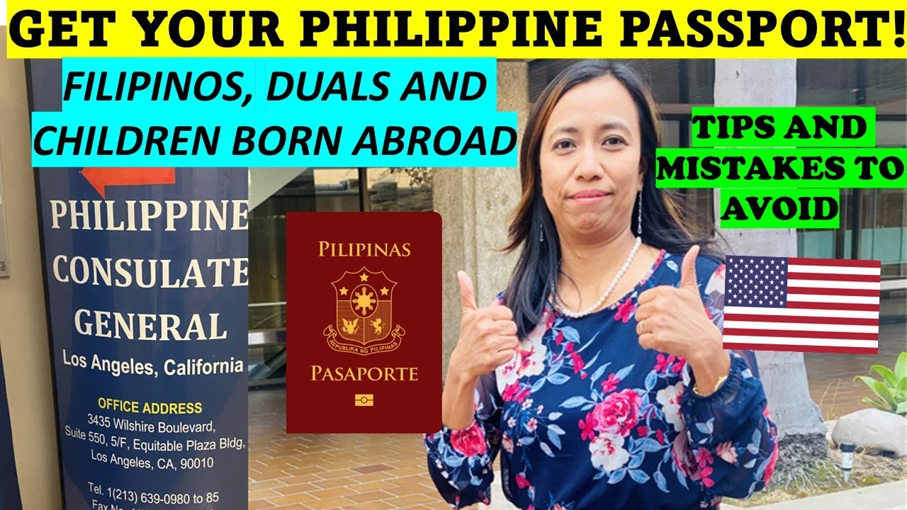 HOW TO GET A PHILIPPINE PASSPORT AT THE PHILIPPINE CONSULATE ABROAD
