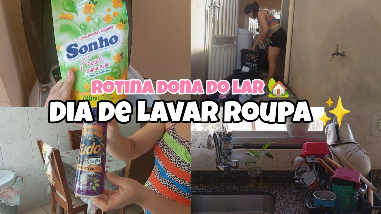 DIA DE LAVAR ROUPAS+AFAZERES DE TODOS OS DIAS 🏡✨ (META BATER 1000 INSCRITOS)