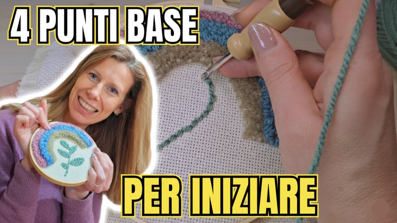 Punch Needle per Chi Inizia Ora | Impara i 4 Punti Essenziali Passo Passo