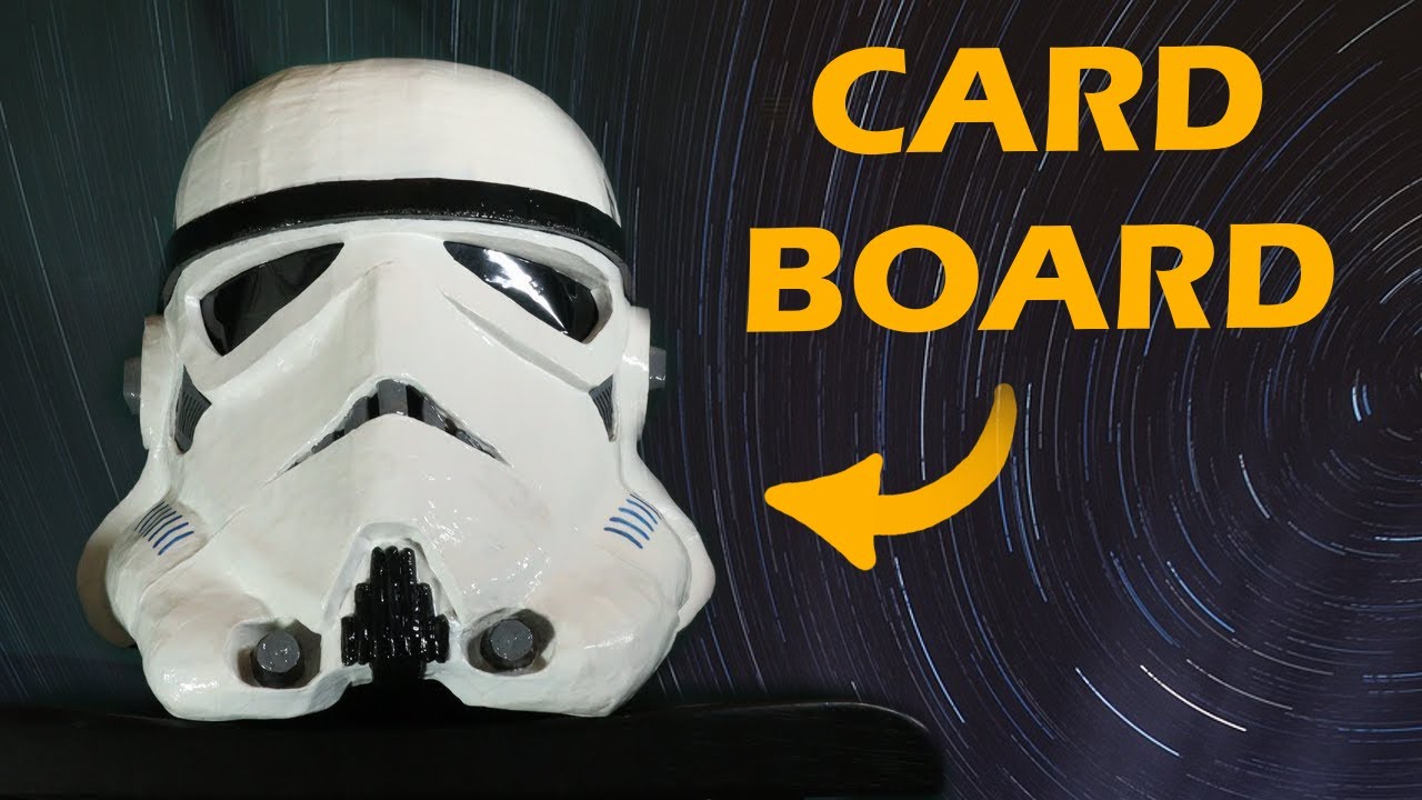 Cardboard Stormtrooper Helmet [from scratch]