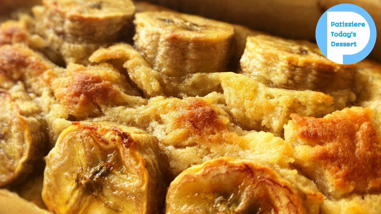 【パティシエ】簡単なのにしっとり！バナナケーキ！失敗しないパウンドケーキの作り方 Banana cake
