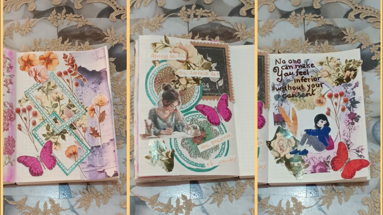 Easy journaling ideas video -21 | Journal | Journal with me | Journaling | Scrapbook| Diy journal 