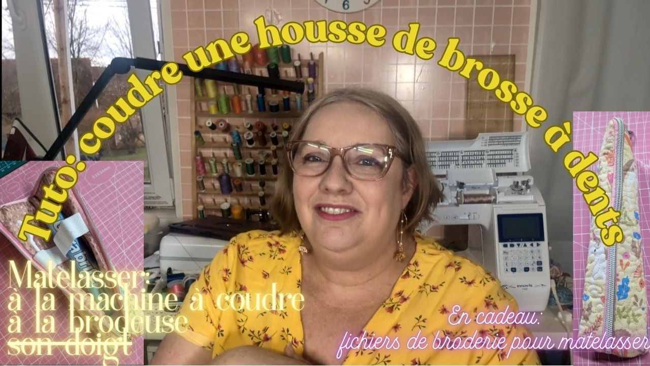 Tuto plein de bourdes: coudre une housse de brosse à dents et matelasser