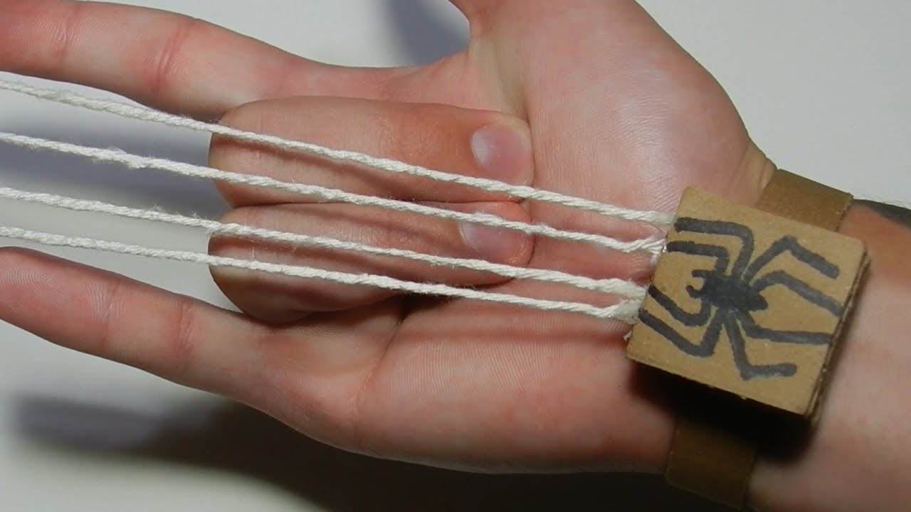 FAÇA UM INCRÍVEL MINI LANÇADOR DE TEIA DO HOMEM ARANHA