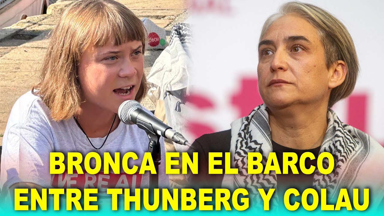 BRONCA de Greta Thunberg y Ada Colau: ABANDONA el barco por 