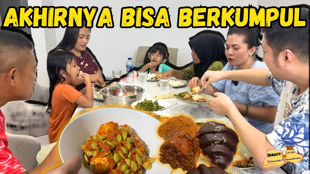 AKHIRNYA BISA KUMPUL KEMBALI DENGAN ADIK-ADIK & KEPONAKANKU LAGI, LANGSUNG KU SIAPIN MAKANAN ENAK!🤤