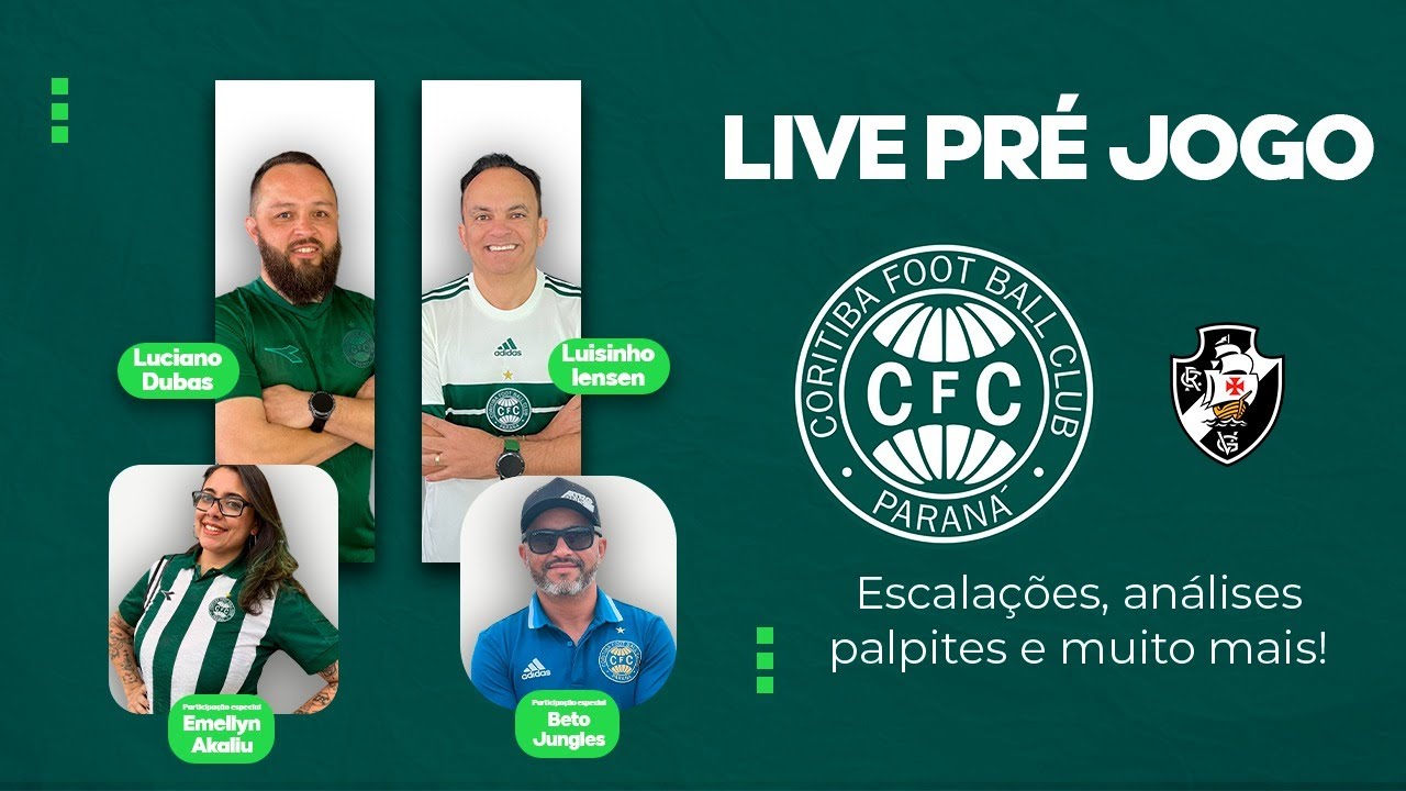 Coxa x Vasco - Pr&eacute;-jogo &eacute; aqui no For&ccedil;a