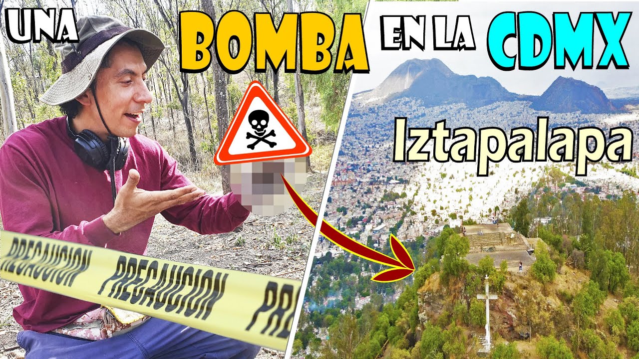 ¡ENCUENTRO Una BOMBA en la Ciudad de México! TESOROS en el Cerro de la Estrella, Iztapalapa