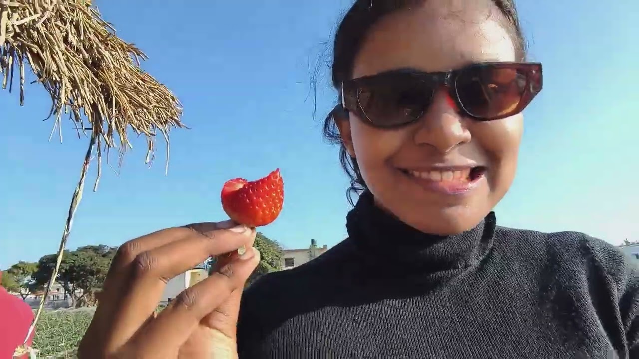 A visit to strawberry farm🍓