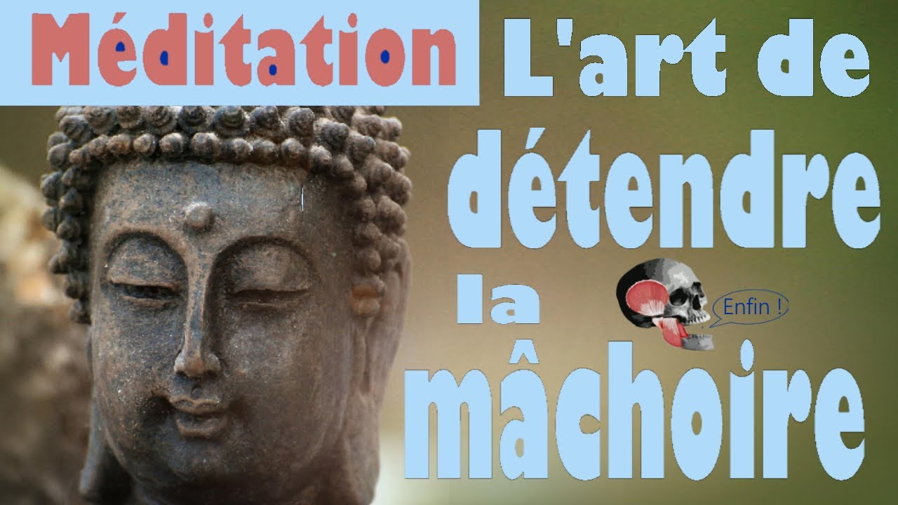 L'art de détendre votre mâchoire. Méditation pour relaxer toutes les attaches de la mandibule.