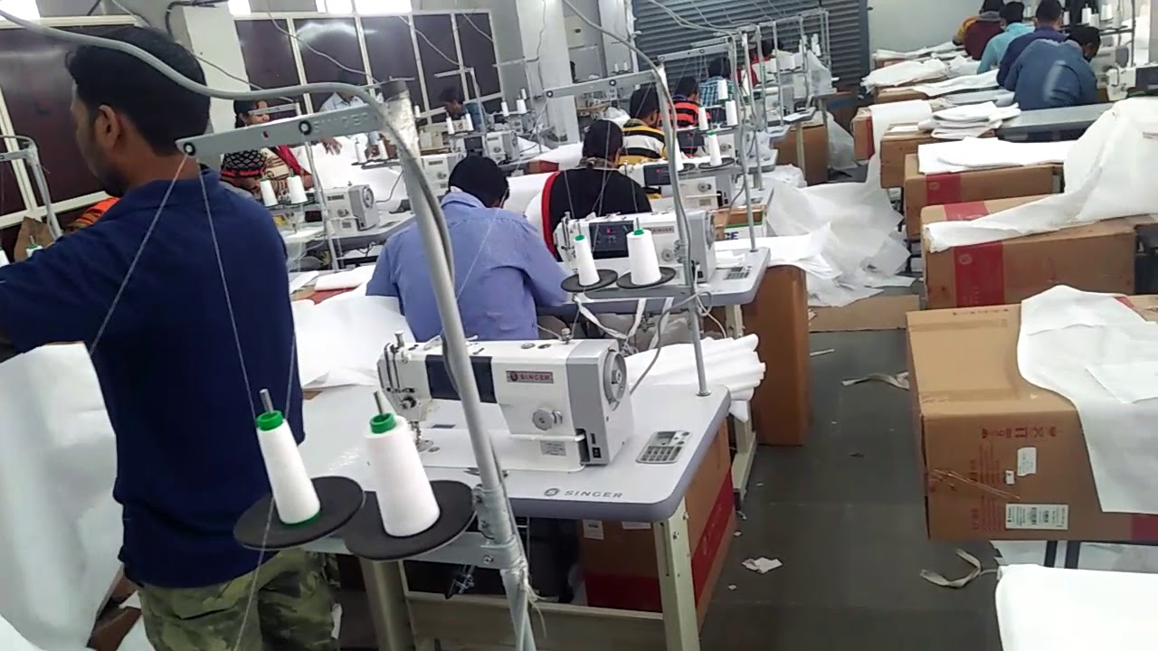 Singer 114G Runing In Factory Views.