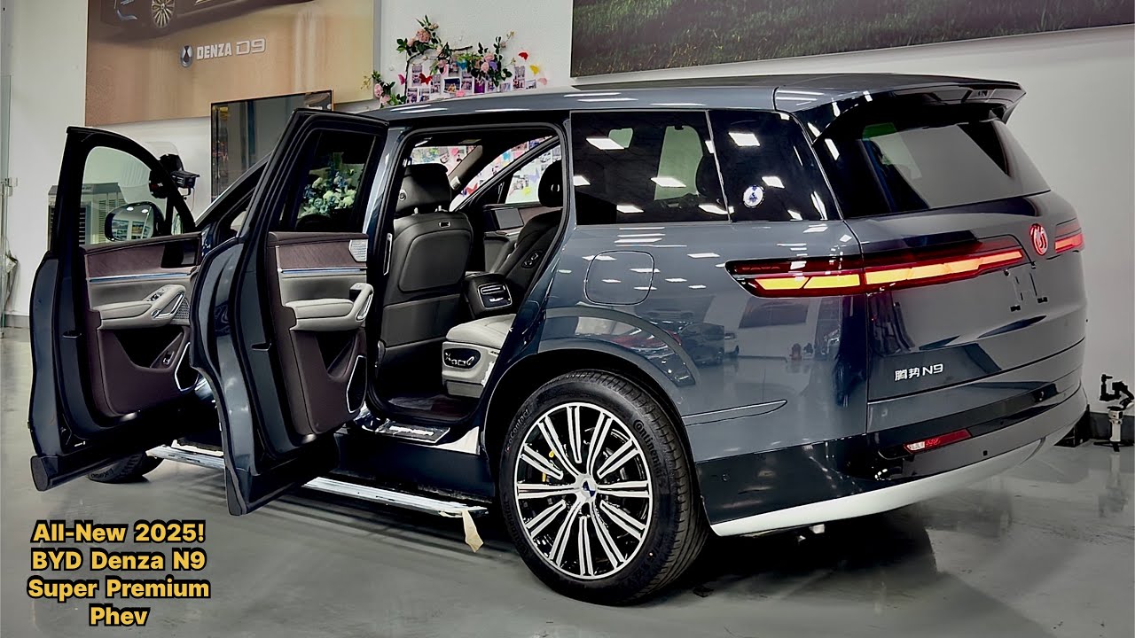 New 2025! New Premium BYD Denza N9-E3 Flaship Phev : Ultra Comfort Luxury Interior and Exterior Show
