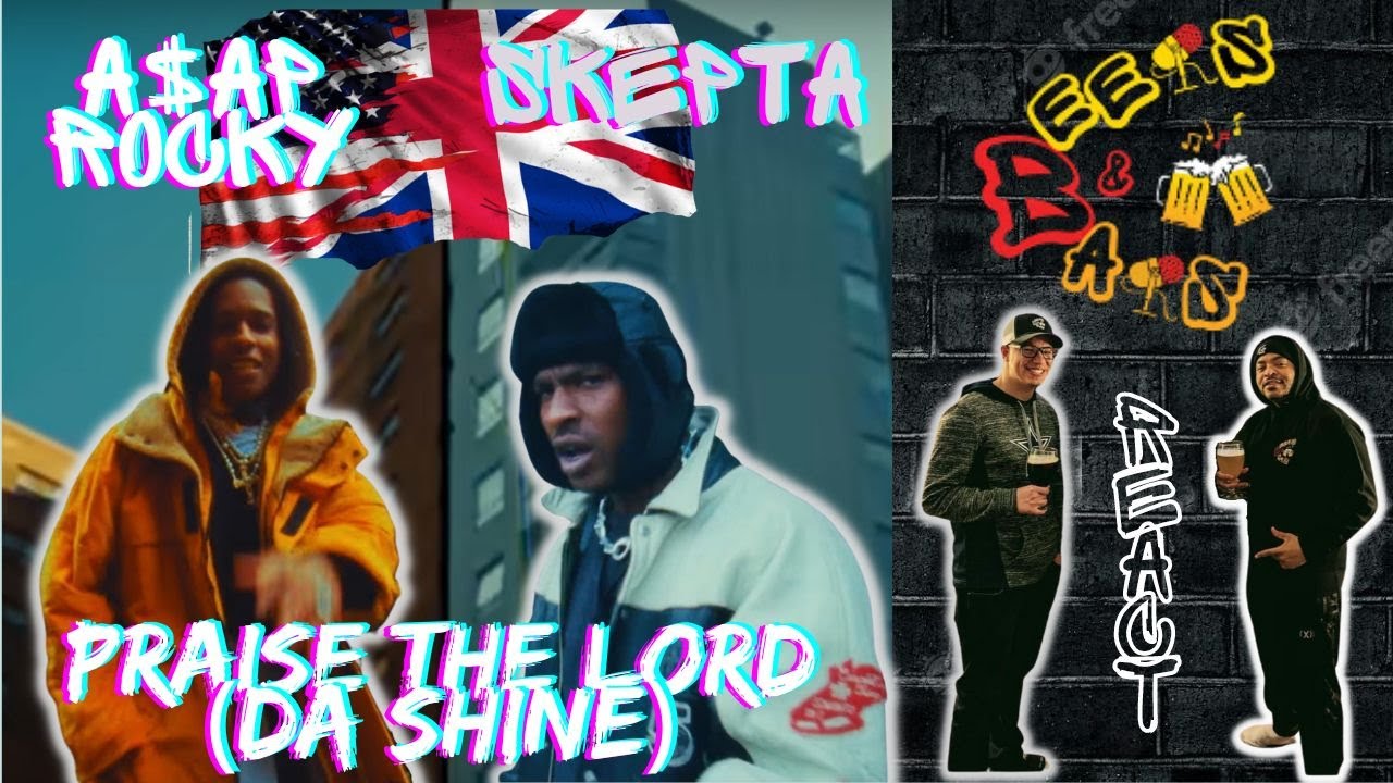 НОВЫЙ DISTANCE RAP ДУЭТ!! | ASAP Rocky Praise the Lord (Da Shine) при участии Skepta Reaction (до...