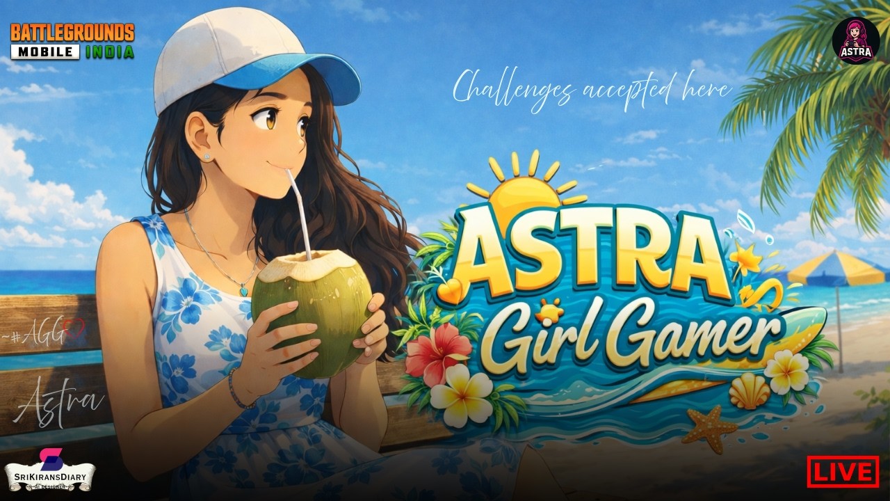 Any challenges ???🧐|| BGMI Live ||Astra Girl Gamer #telugu #kannada #tamil #hindi #bgmilive